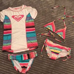 Bikini & Rashguard Set -Roxy